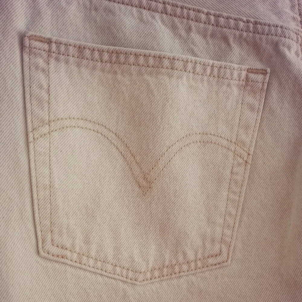 'Levi's' 501 Natural Jean Size 30 X 30 NWT Button - Picture 5 of 13